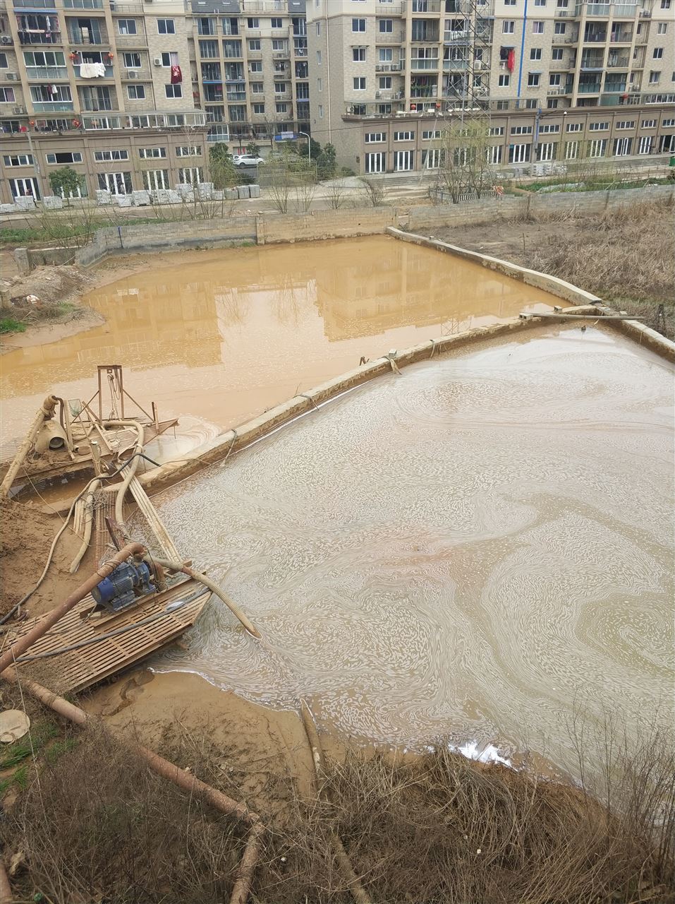 长安镇沉淀池淤泥清理-厂区废水池淤泥清淤